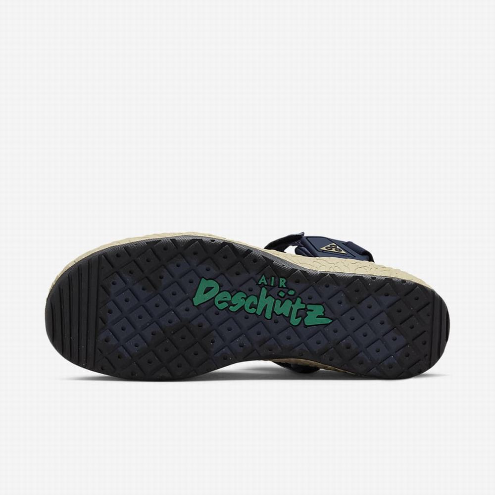Nike ACG Air Deschutz+ Férfi Szandál Sötétkék Kék Barna Világos Piros | NI4683-R08