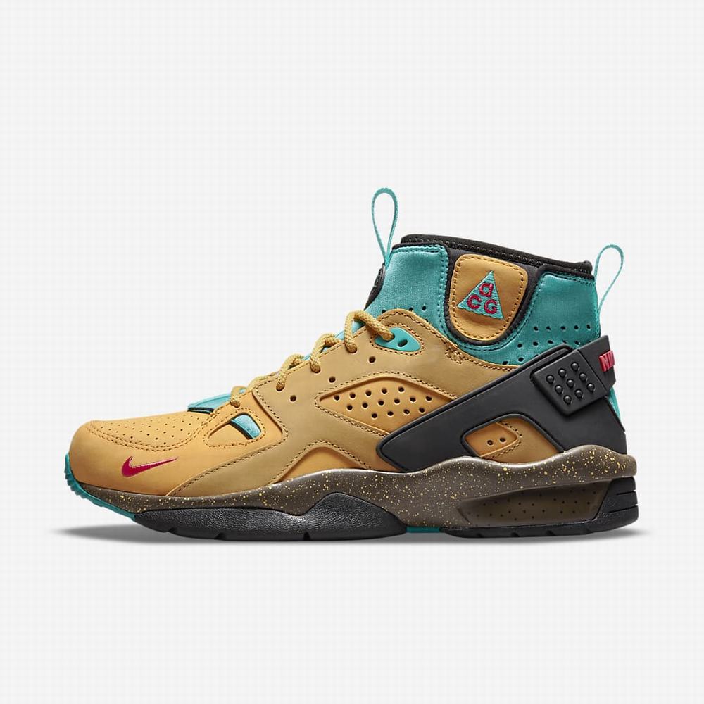 Nike ACG Air Mowabb Férfi Utcai Cipő Arany Türkiz Piros | NI1945-J36