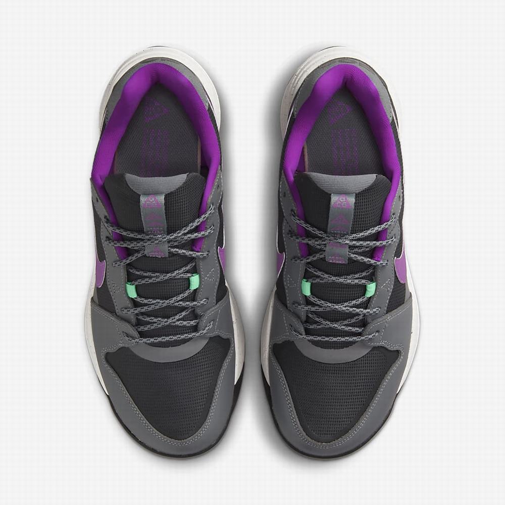 Nike ACG Lowcate Férfi Utcai Cipő Szürke Lila Sötétszürke | NI1894-W75