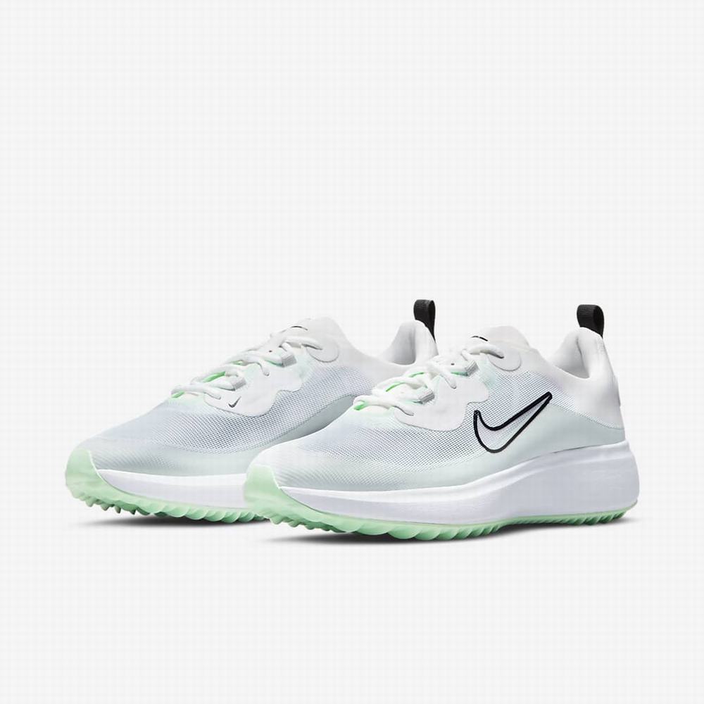Nike Ace Summerlite Női Golf Cipő Fehér Platina Menta Fekete | NI7603-L37
