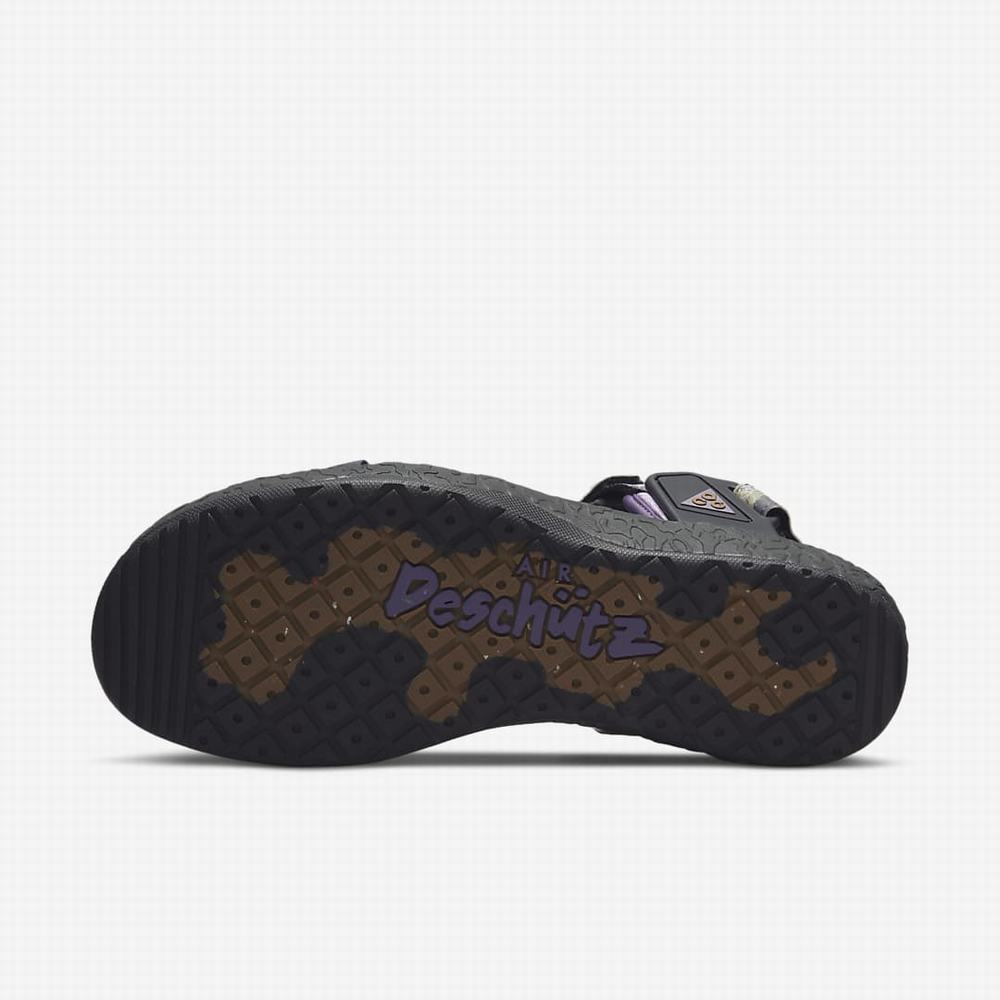 Nike Air Deschutz+ SE Férfi Utcai Cipő Sötétlila Sötétszürke | NI4891-Y12