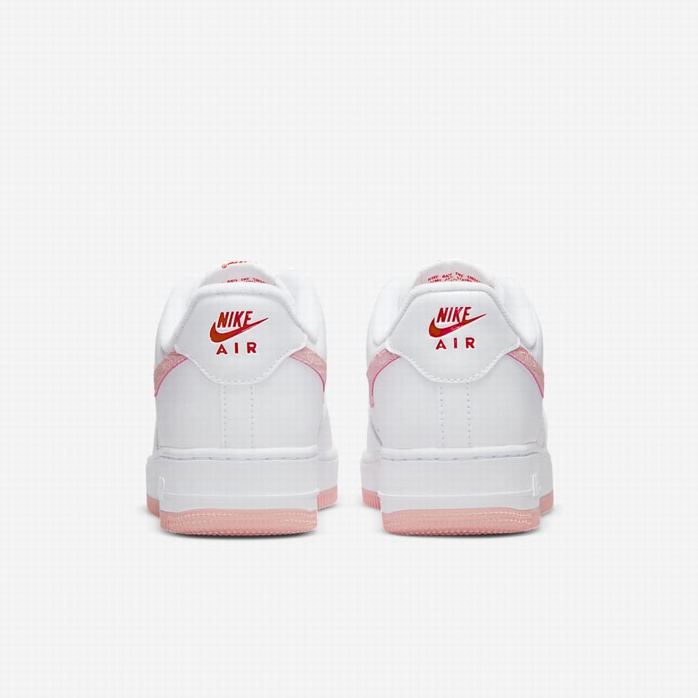 Nike Air Force 1 '07 Női Utcai Cipő Fehér Piros | NI9612-M94