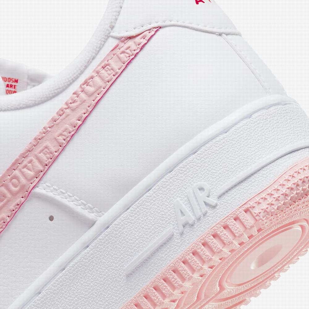 Nike Air Force 1 '07 Női Utcai Cipő Fehér Piros | NI9612-M94