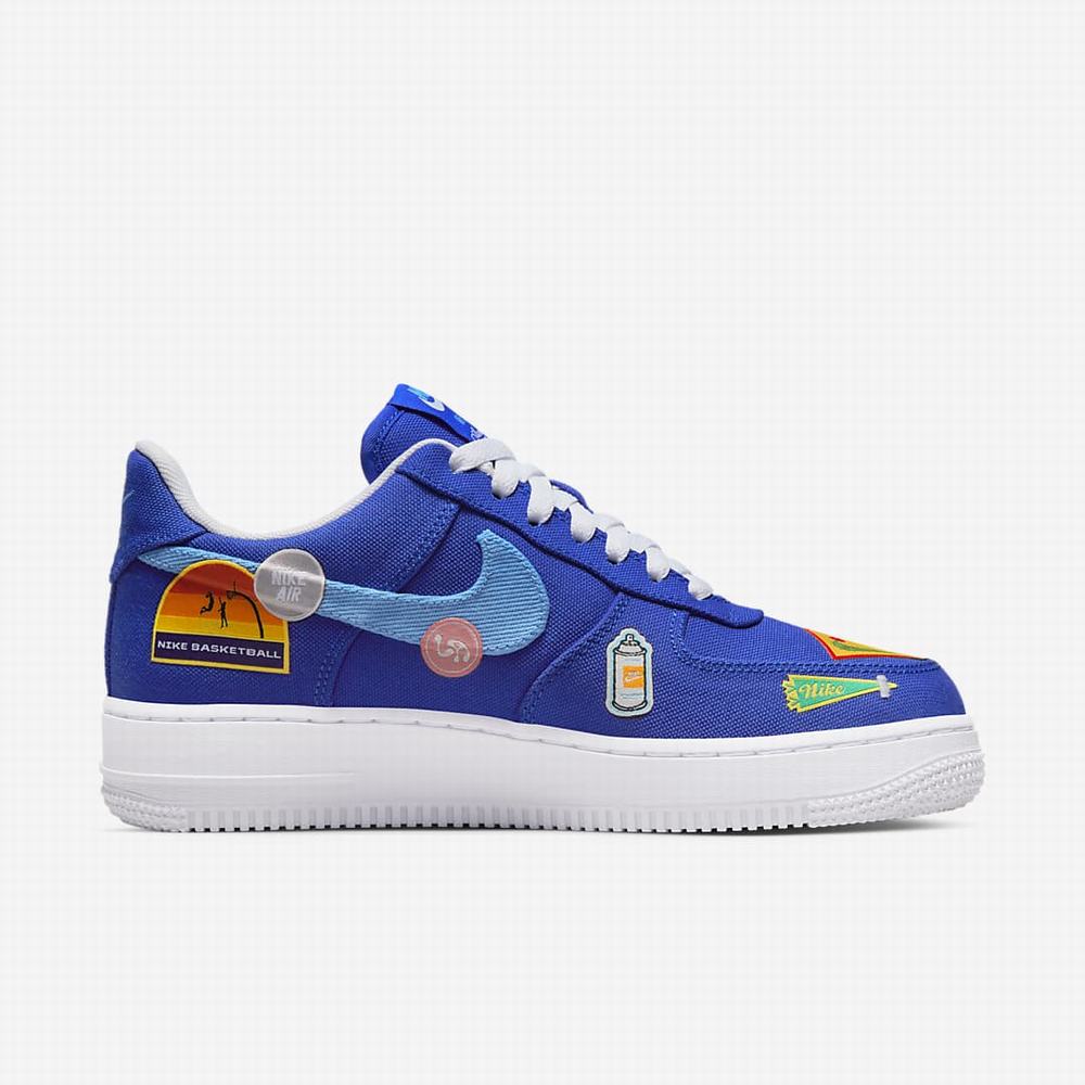 Nike Air Force 1 '07 Női Utcai Cipő Kék Fehér Kék | NI3280-U78