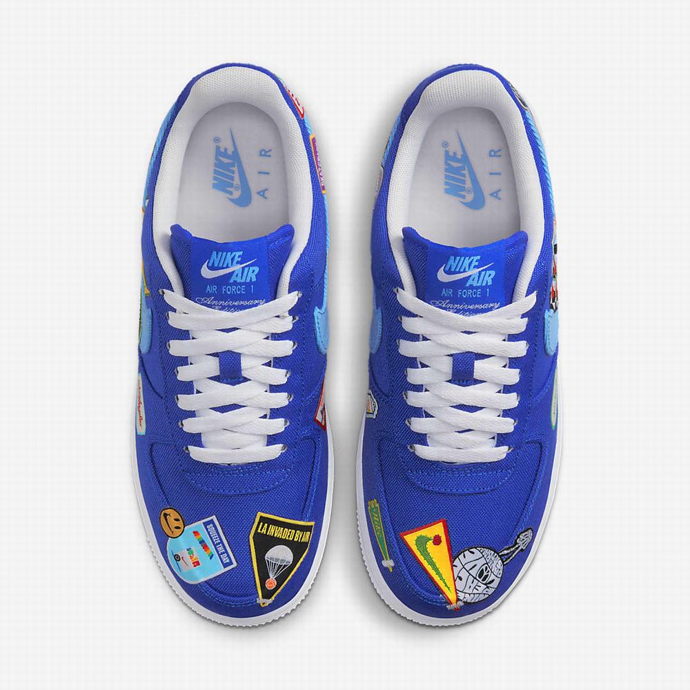 Nike Air Force 1 '07 Női Utcai Cipő Kék Fehér Kék | NI3280-U78