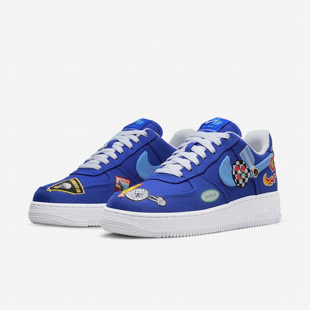 Nike Air Force 1 '07 Női Utcai Cipő Kék Fehér Kék | NI3280-U78