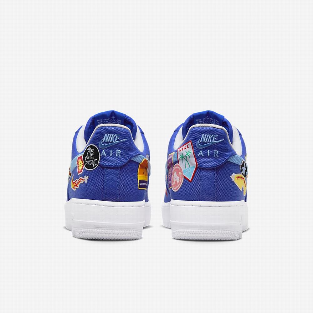 Nike Air Force 1 '07 Női Utcai Cipő Kék Fehér Kék | NI3280-U78