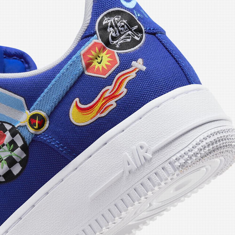 Nike Air Force 1 '07 Női Utcai Cipő Kék Fehér Kék | NI3280-U78