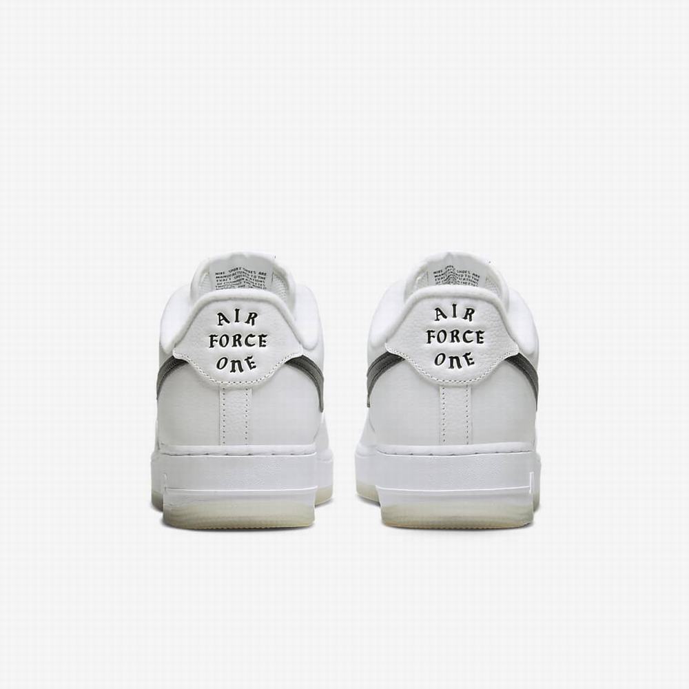 Nike Air Force 1 '07 Premium Férfi Utcai Cipő Fehér Metal Arany Fekete | NI9524-G41