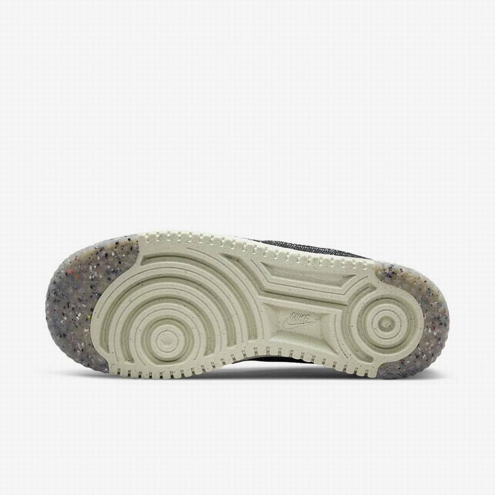Nike Air Force 1 Crater Flyknit Next Nature Férfi Utcai Cipő Fekete Krém Zöld Világos Zöld Fekete | NI7245-L87