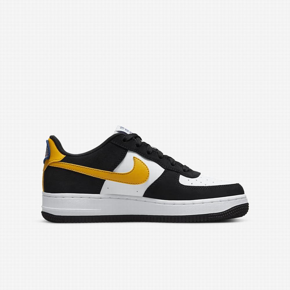 Nike Air Force 1 LV8 Gyerek Utcai Cipő Fekete Fehér Fekete | NI7325-C17