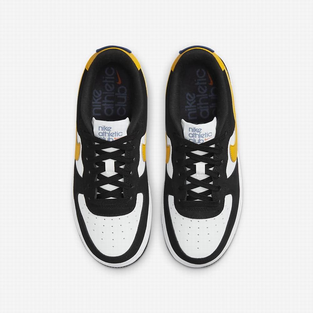 Nike Air Force 1 LV8 Gyerek Utcai Cipő Fekete Fehér Fekete | NI7325-C17