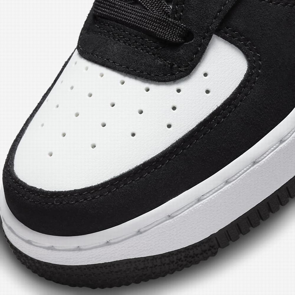 Nike Air Force 1 LV8 Gyerek Utcai Cipő Fekete Fehér Fekete | NI7325-C17