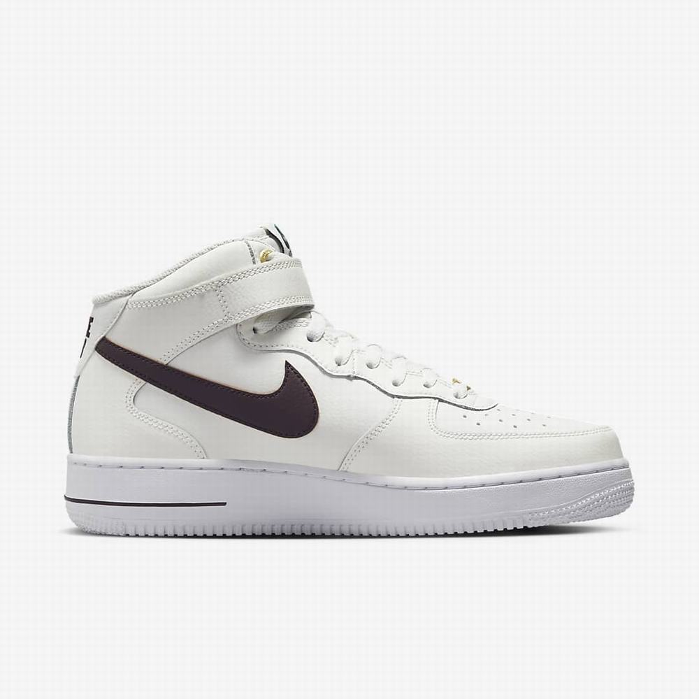 Nike Air Force 1 Mid '07 LV8 Férfi Utcai Cipő Bézs Fehér Barna | NI2437-S81