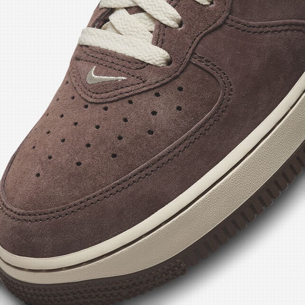 Nike Air Force 1 Mid '07 QS Férfi Utcai Cipő Csokoládé Krém | NI6108-J54