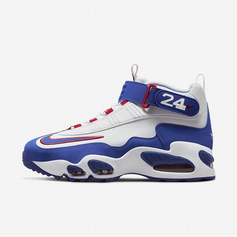 Nike Air Griffey Max 1 Férfi Utcai Cipő Fehér Piros Királykék | NI1386-B76