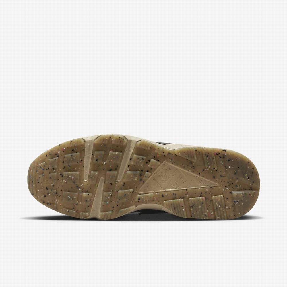 Nike Air Huarache Crater Premium Férfi Utcai Cipő Khaki Fekete Szürke Világos Zöld | NI3472-S97