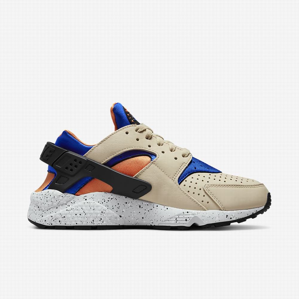 Nike Air Huarache Férfi Utcai Cipő Barna Fekete Királykék | NI2561-K29