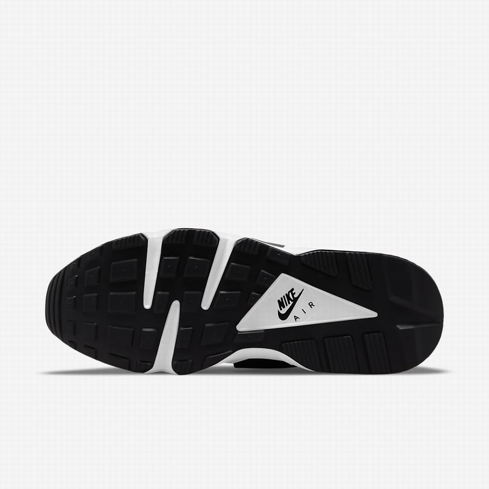Nike Air Huarache Férfi Utcai Cipő Fekete Fehér | NI5830-P83