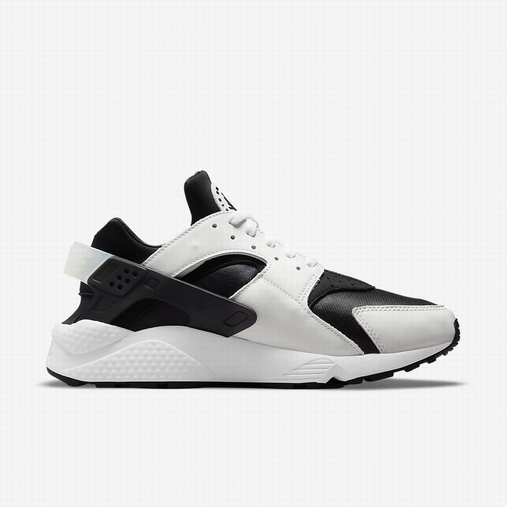 Nike Air Huarache Férfi Utcai Cipő Fekete Fehér | NI5830-P83