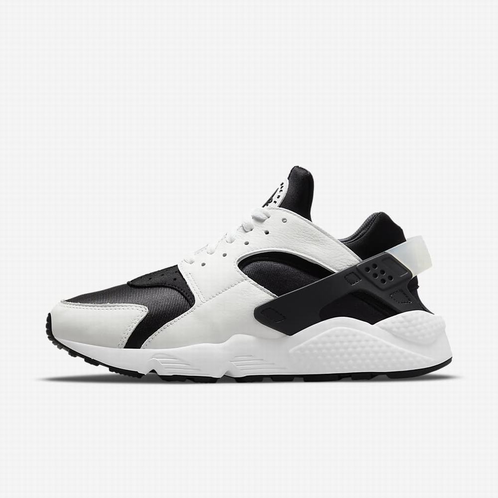 Nike Air Huarache Férfi Utcai Cipő Fekete Fehér | NI5830-P83