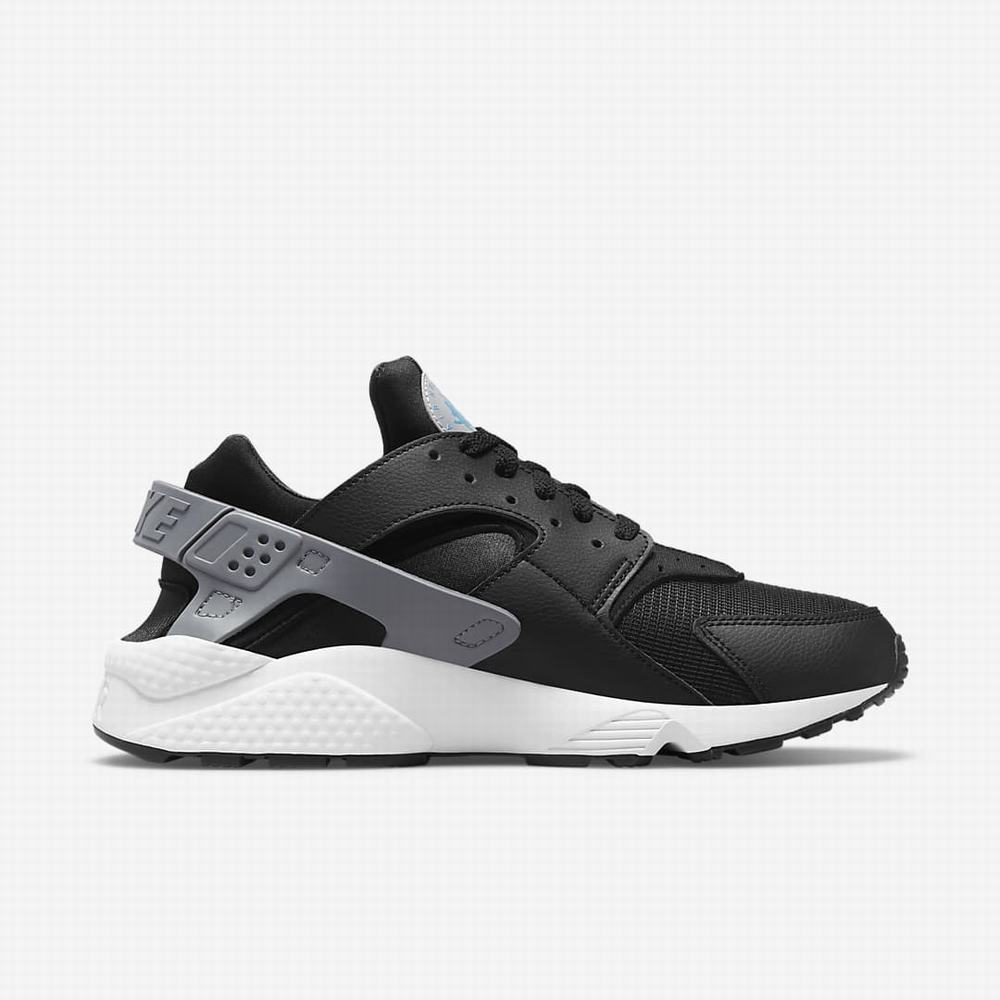 Nike Air Huarache J22 Férfi Utcai Cipő Fekete Szürke Fehér | NI0415-H24