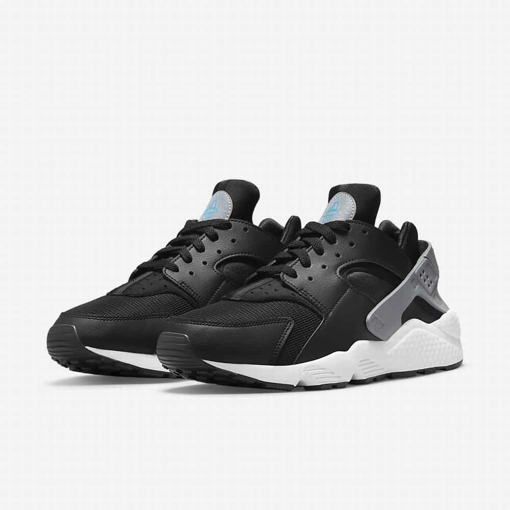 Nike Air Huarache J22 Férfi Utcai Cipő Fekete Szürke Fehér | NI0415-H24