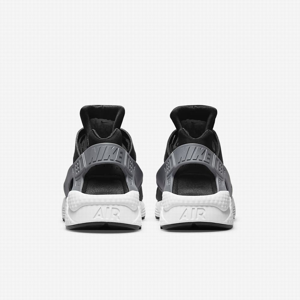 Nike Air Huarache J22 Férfi Utcai Cipő Fekete Szürke Fehér | NI0415-H24