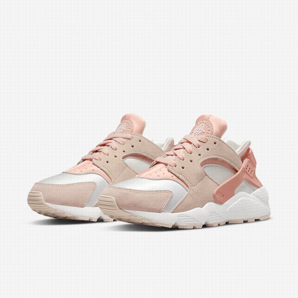 Nike Air Huarache Női Utcai Cipő Fehér Khaki Szürke | NI4950-J24