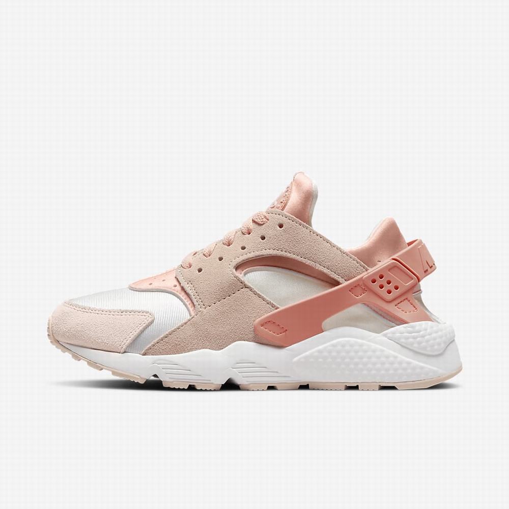 Nike Air Huarache Női Utcai Cipő Fehér Khaki Szürke | NI4950-J24