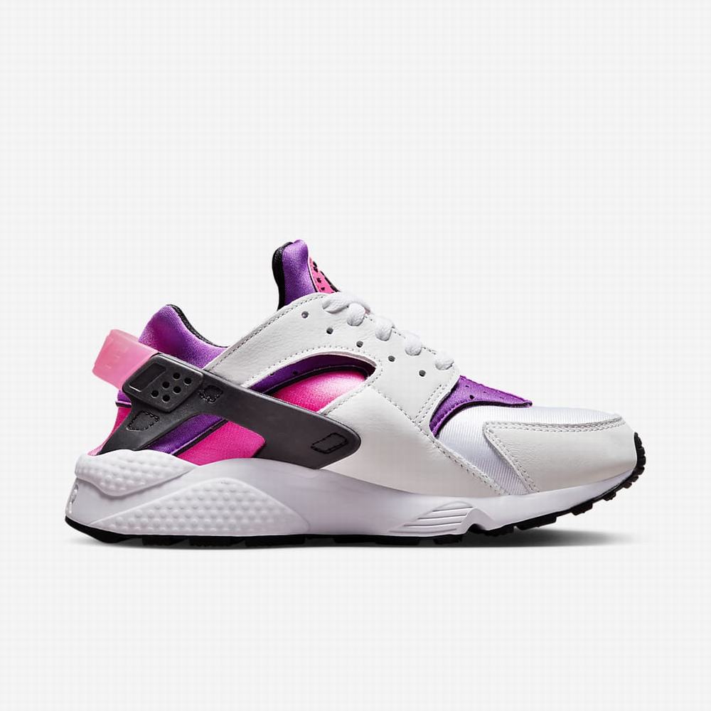 Nike Air Huarache Női Utcai Cipő Fekete Sötétszürke Fekete | NI0748-A87