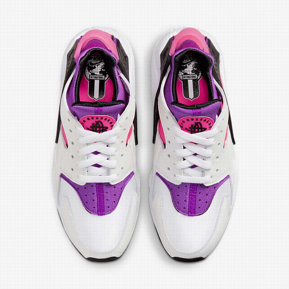 Nike Air Huarache Női Utcai Cipő Fekete Sötétszürke Fekete | NI0748-A87