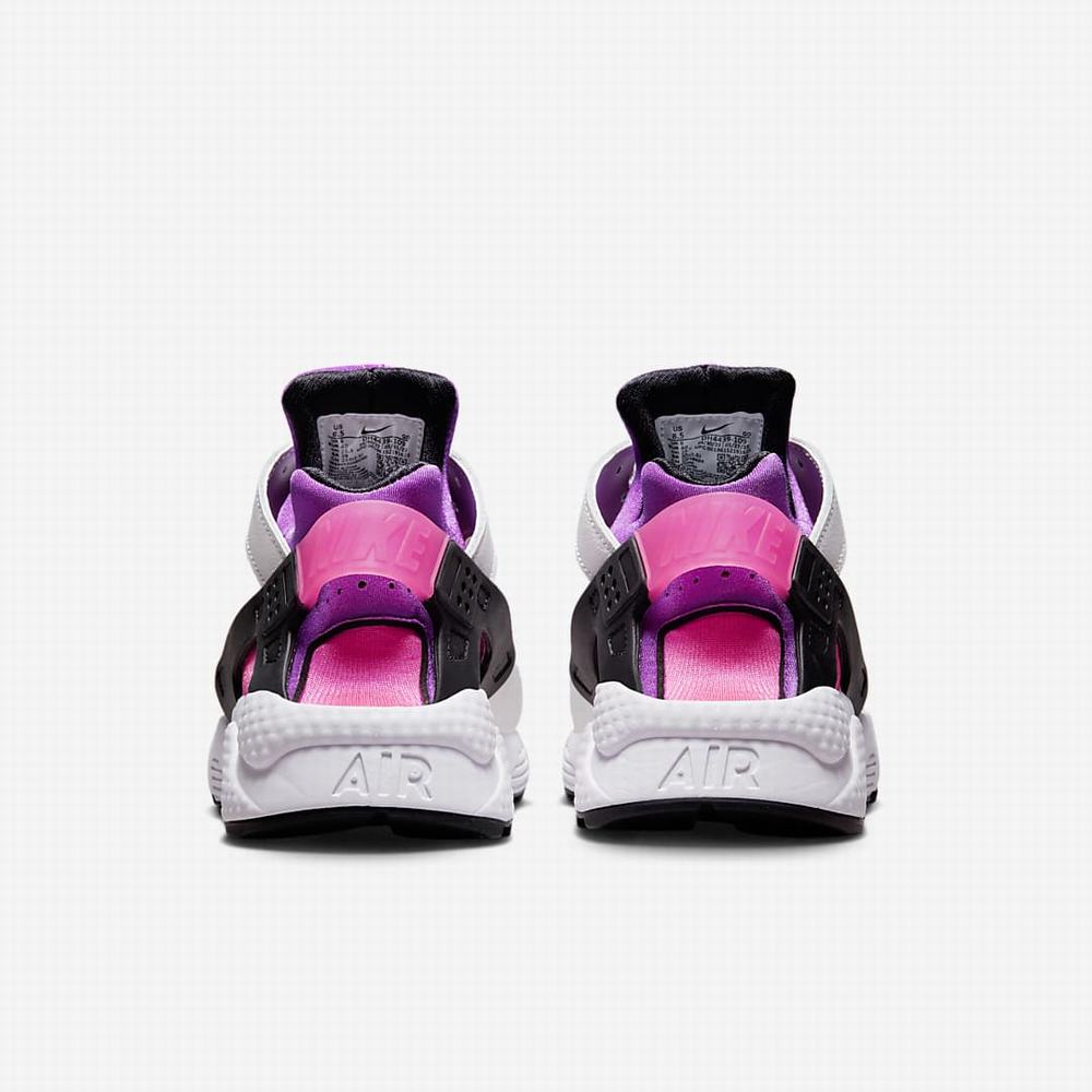 Nike Air Huarache Női Utcai Cipő Fekete Sötétszürke Fekete | NI0748-A87