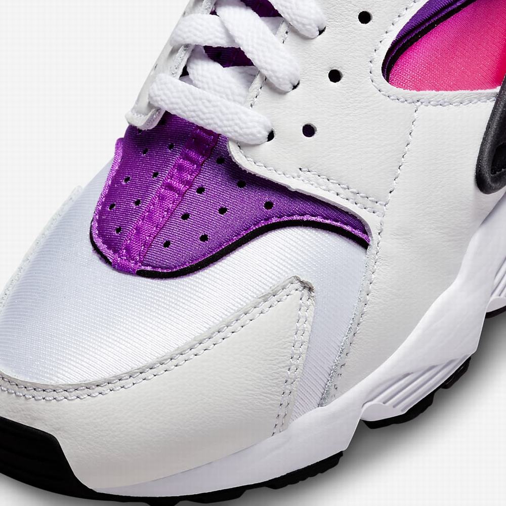 Nike Air Huarache Női Utcai Cipő Fekete Sötétszürke Fekete | NI0748-A87