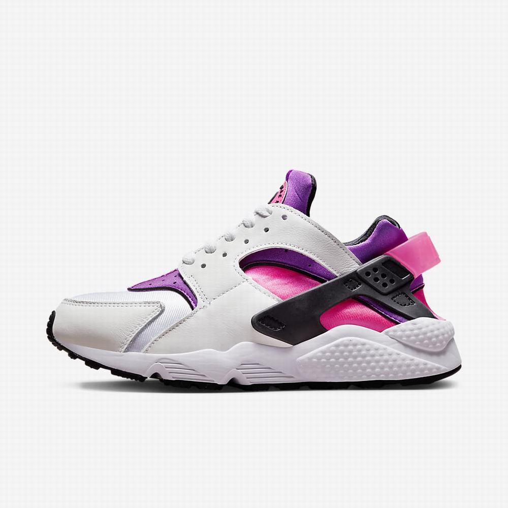 Nike Air Huarache Női Utcai Cipő Fekete Sötétszürke Fekete | NI0748-A87