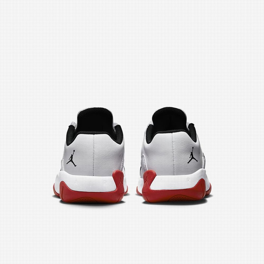 Nike Air Jordan 11 CMFT Low Gyerek Jordan Cipő Fehér Piros Fekete | NI3021-V16
