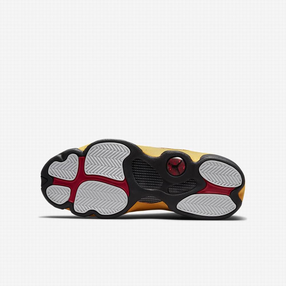 Nike Air Jordan 13 Retro Gyerek Utcai Cipő Fehér Fekete Piros | NI7432-N01