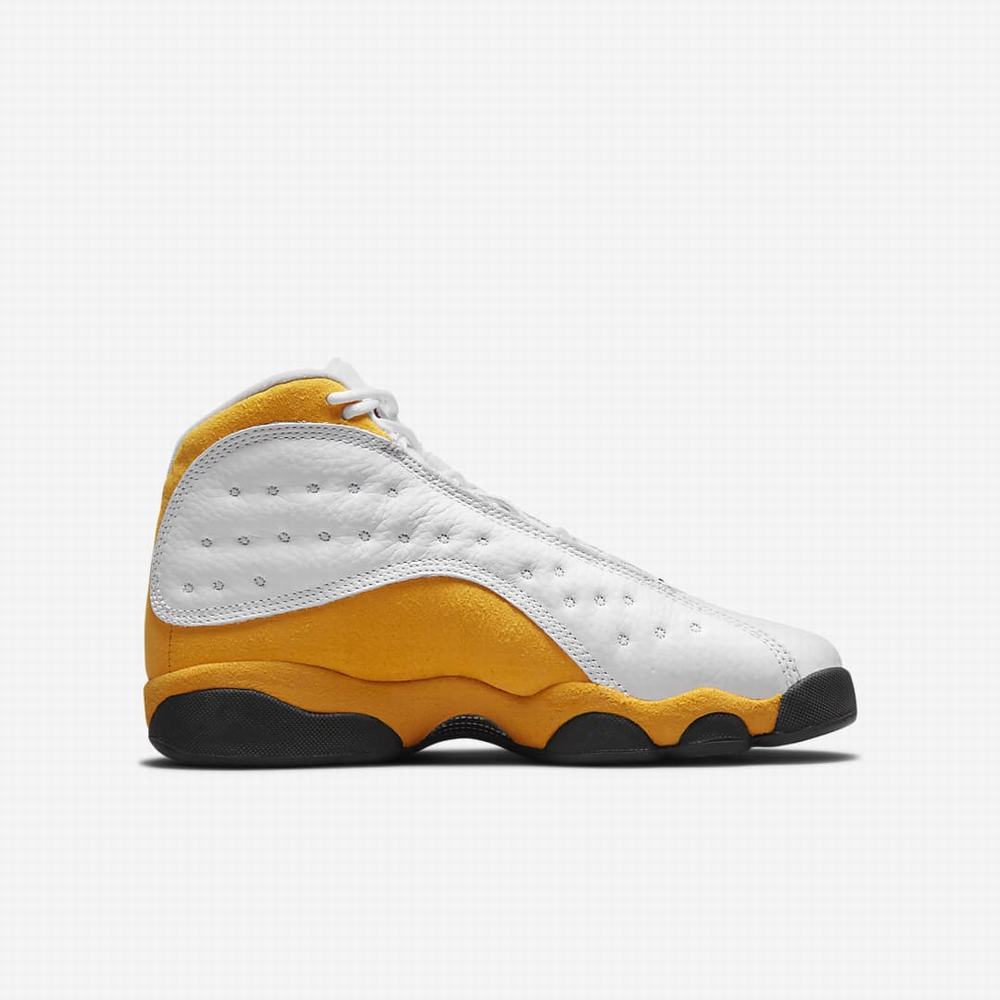 Nike Air Jordan 13 Retro Gyerek Utcai Cipő Fehér Fekete Piros | NI7432-N01