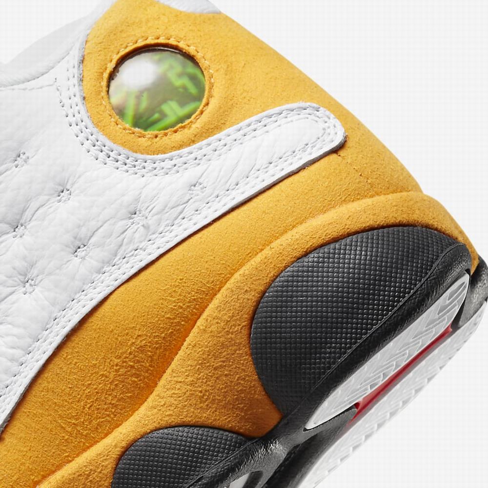 Nike Air Jordan 13 Retro Gyerek Utcai Cipő Fehér Fekete Piros | NI7432-N01