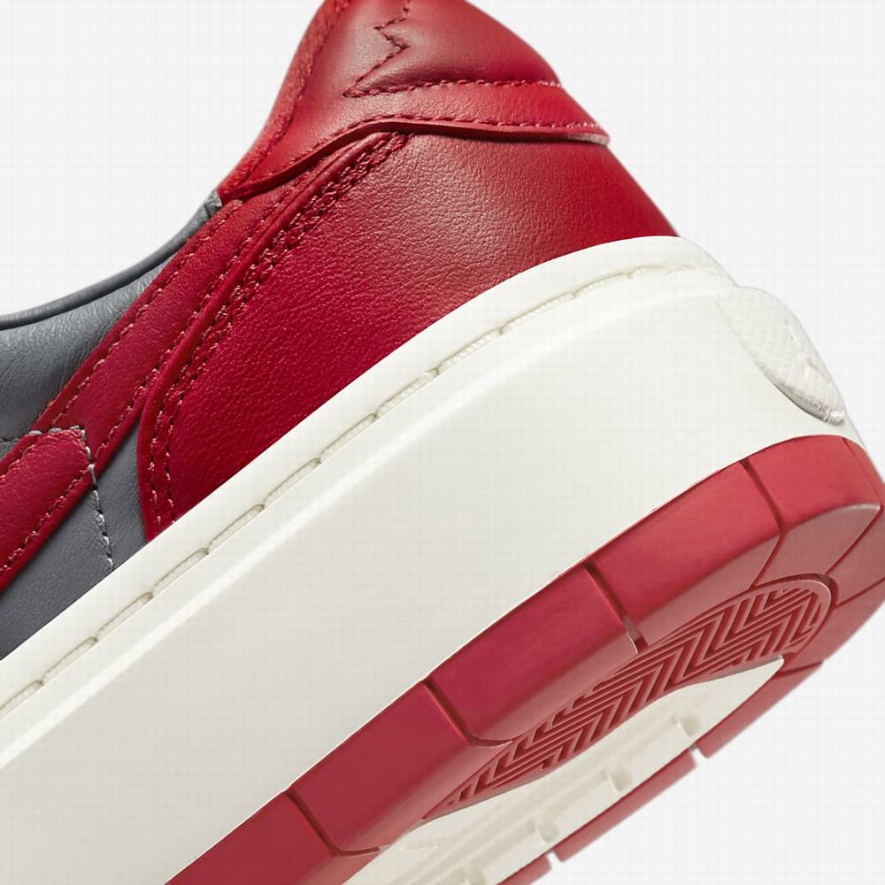 Nike Air Jordan 1 Elevate Low Női Jordan Cipő Sötétszürke Piros | NI8016-Z79