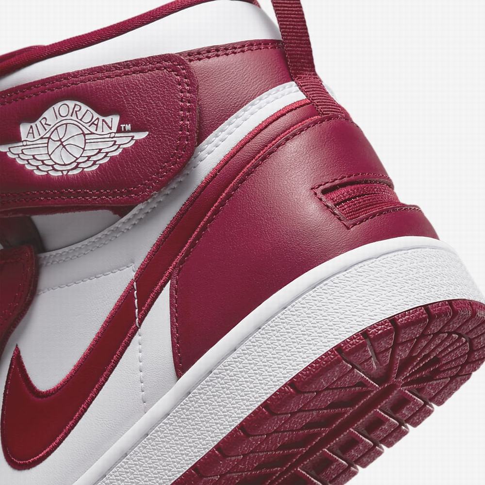 Nike Air Jordan 1 Hi FlyEase Férfi Jordan Cipő Piros Fehér | NI2867-D36
