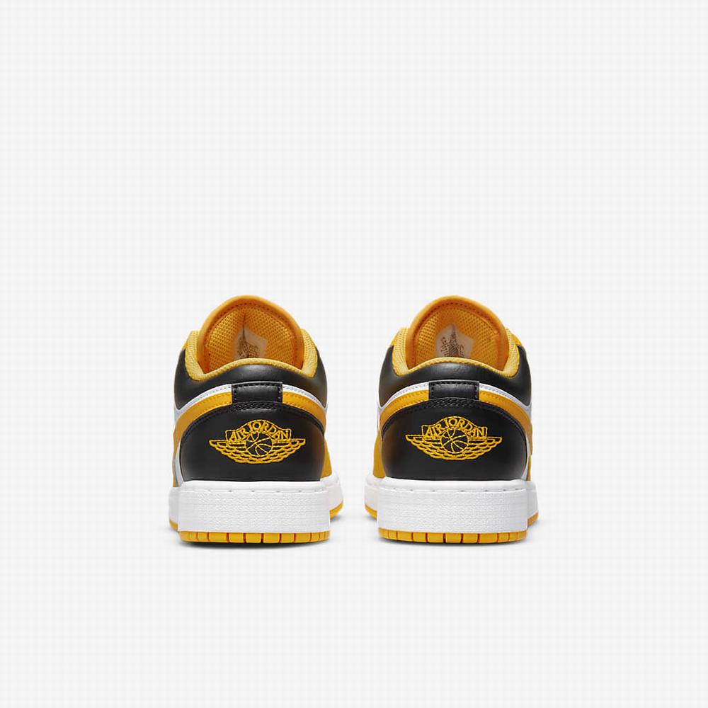 Nike Air Jordan 1 Low Gyerek Jordan Cipő Fehér Fekete | NI3619-L20