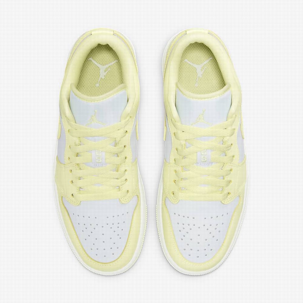 Nike Air Jordan 1 Low Női Utcai Cipő Platina Fehér | NI4785-W79