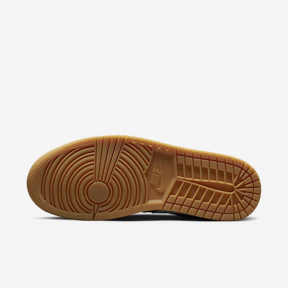 Nike Air Jordan 1 Low SE Férfi Utcai Cipő Zöld Fekete Piros | NI4307-Z28