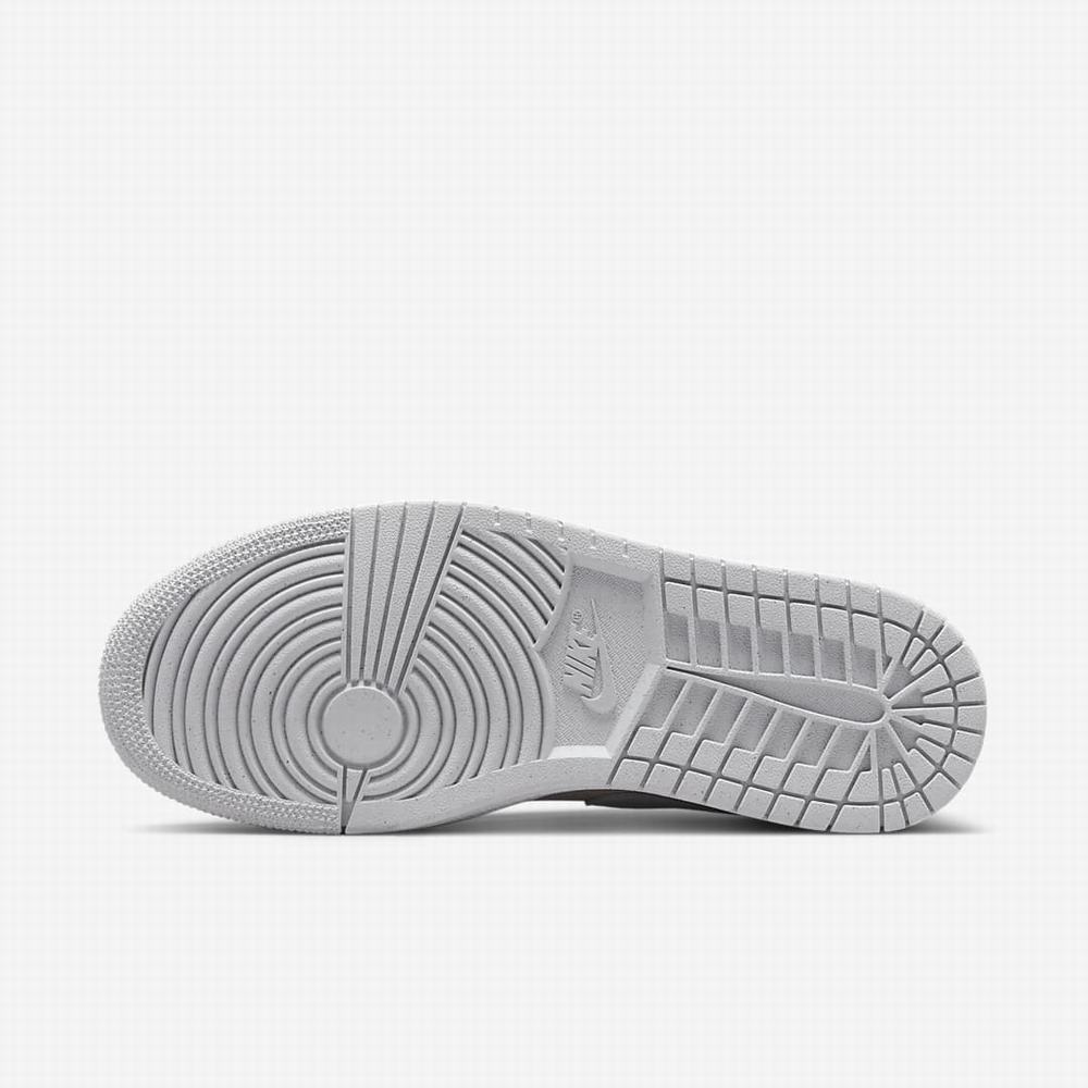 Nike Air Jordan 1 Low SE Női Utcai Cipő Szürke Kék Fehér | NI2058-S81