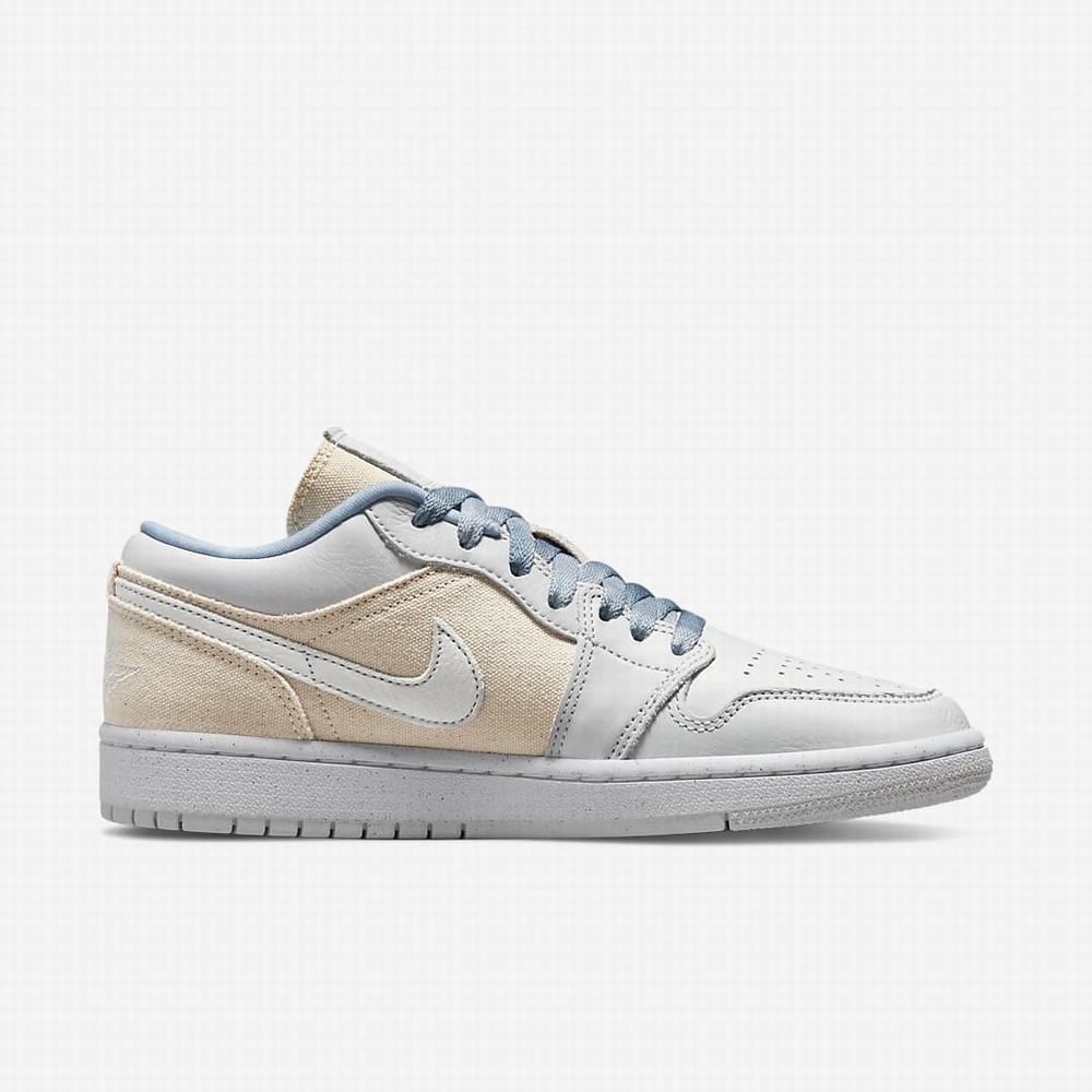 Nike Air Jordan 1 Low SE Női Utcai Cipő Szürke Kék Fehér | NI2058-S81