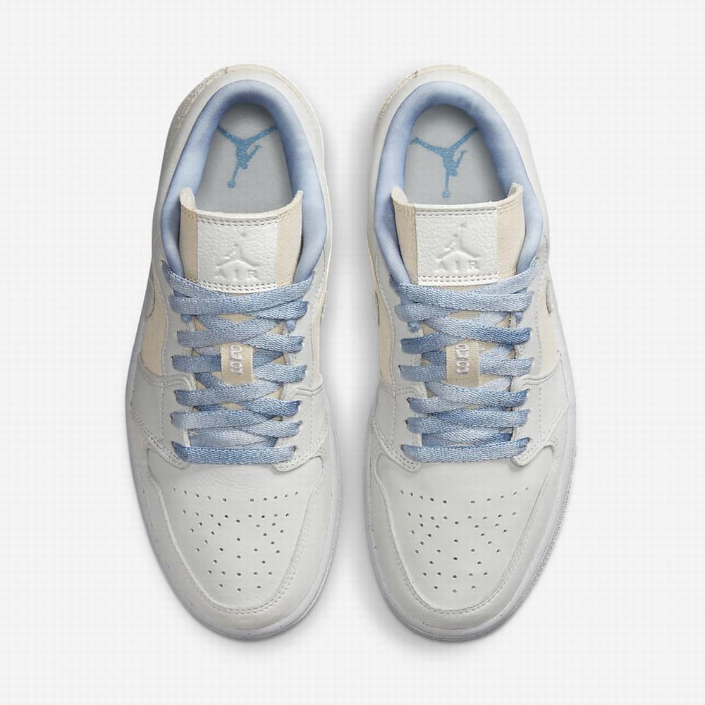 Nike Air Jordan 1 Low SE Női Utcai Cipő Szürke Kék Fehér | NI2058-S81