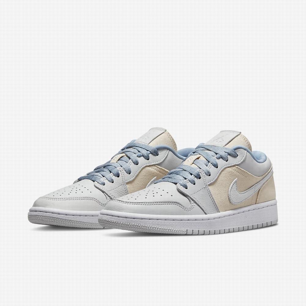 Nike Air Jordan 1 Low SE Női Utcai Cipő Szürke Kék Fehér | NI2058-S81