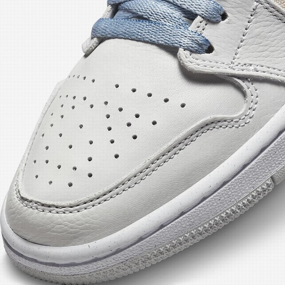 Nike Air Jordan 1 Low SE Női Utcai Cipő Szürke Kék Fehér | NI2058-S81