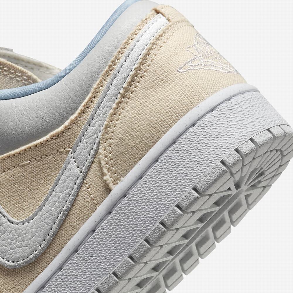 Nike Air Jordan 1 Low SE Női Utcai Cipő Szürke Kék Fehér | NI2058-S81
